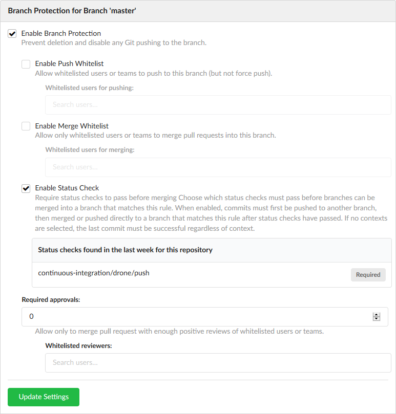 require CI/CD pass