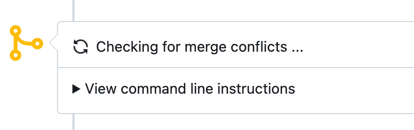 delay conflict checking of pull request